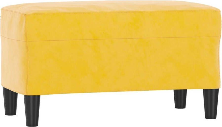 VidaXL -Bankje-70x35x41-cm-fluweel-geel