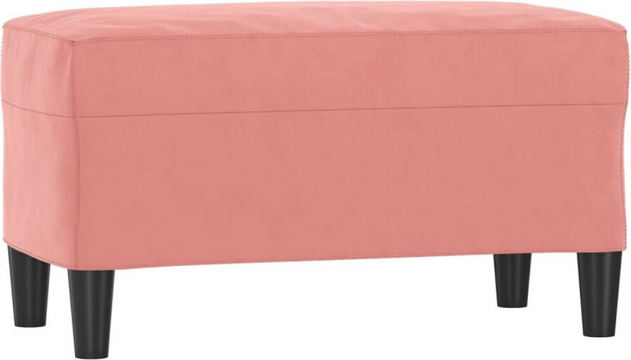 VidaXL -Bankje-70x35x41-cm-fluweel-roze