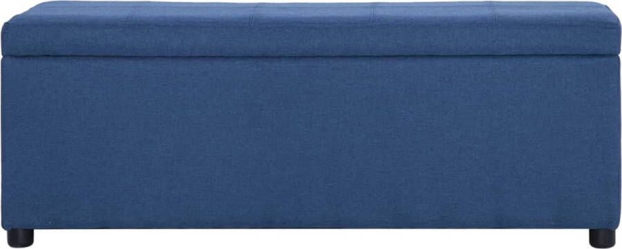 VidaXL -Bankje-met-opbergvak-116-cm-polyester-blauw