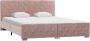 VidaXL -Bedframe-fluweel-roze-160x200-cm - Thumbnail 1