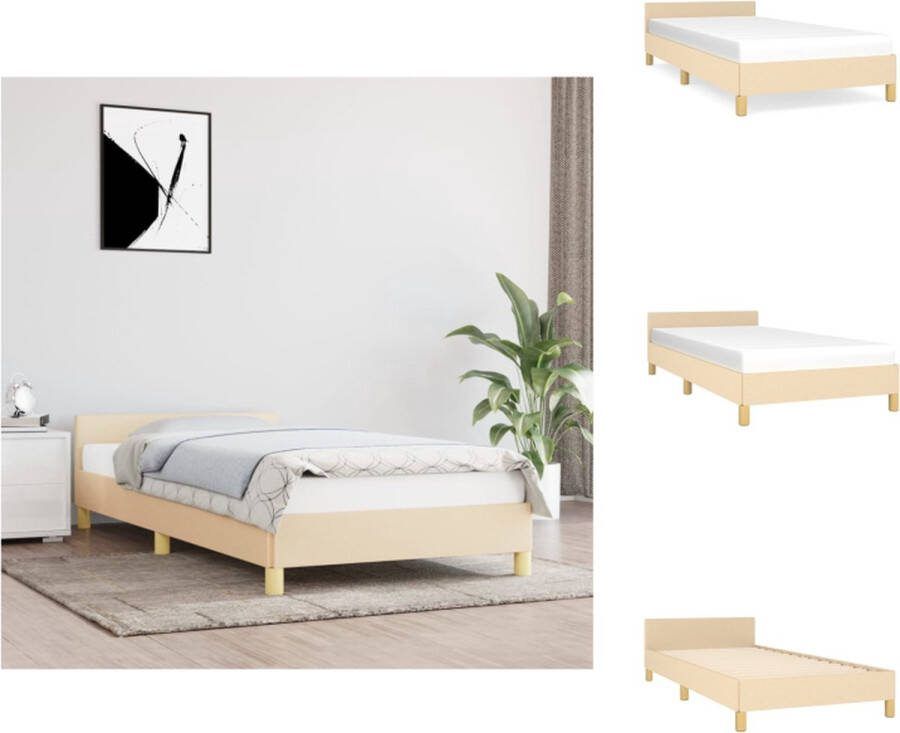 VidaXL Bedframe Hoofdeinde Bedframes 193 x 93 x 50 cm Ken- Duurzaam materiaal Bed