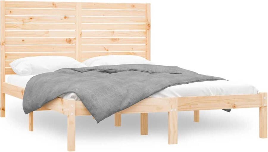 vidaXL -Bedframe-massief-hout-120x200-cm