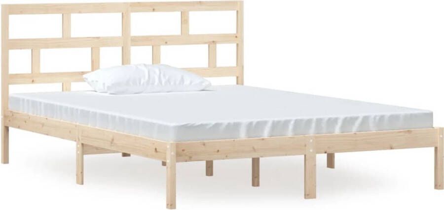 VidaXL -Bedframe-massief-hout-150x200-cm-5FT-King-Size