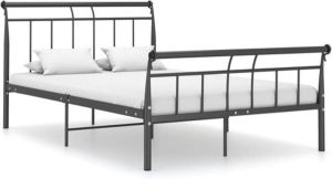 VidaXL Bedframe Metaal Zwart 120x200 Cm