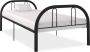 VidaXL -Bedframe-metaal-zwart-90x200-cm - Thumbnail 3