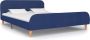 VidaXL -Bedframe-stof-blauw-140x200-cm - Thumbnail 1