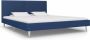 VidaXL -Bedframe-stof-blauw-180x200-cm - Thumbnail 1