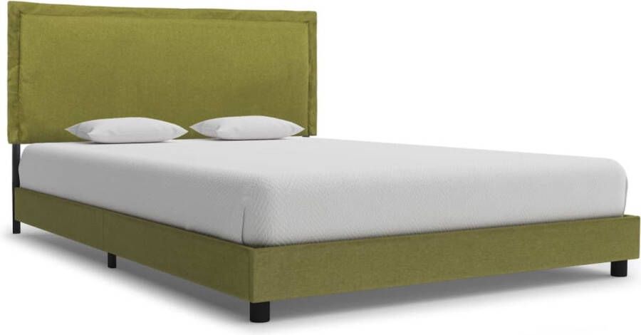 VidaXL -Bedframe-stof-groen-120x200-cm