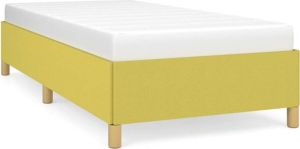 VidaXL Bedframe stof groen 90x190 cm