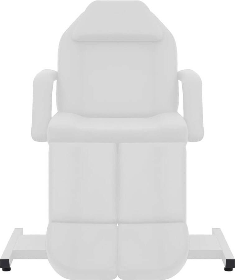 VidaXL Behandelstoel 180x62x78 cm kunstleer wit