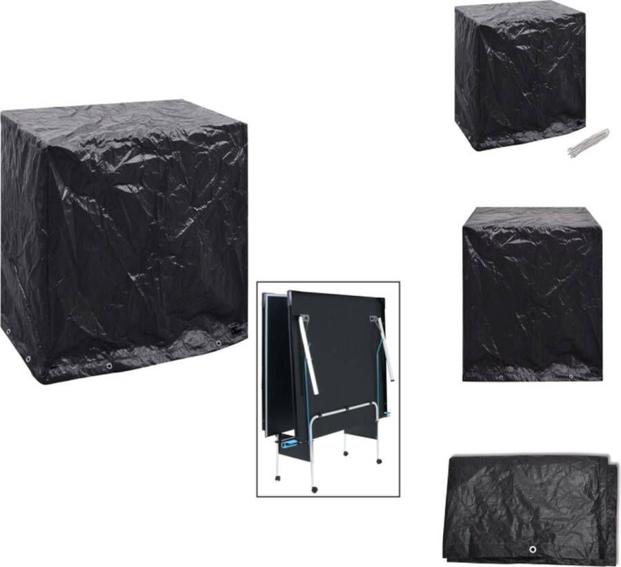 VidaXL Beschermhoes Tafeltennistafel 160x55x182 cm Waterdicht Slijtvast en UV-bestendig Tuinmeubelhoes