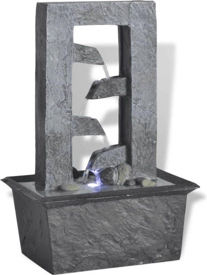 VidaXL -Binnenfontein-met-LED-licht-polyresin