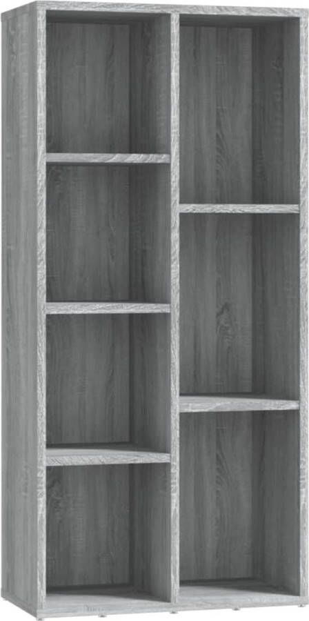 VidaXL -Boekenkast-50x25x106-cm-grijs-sonoma-eikenkleurig