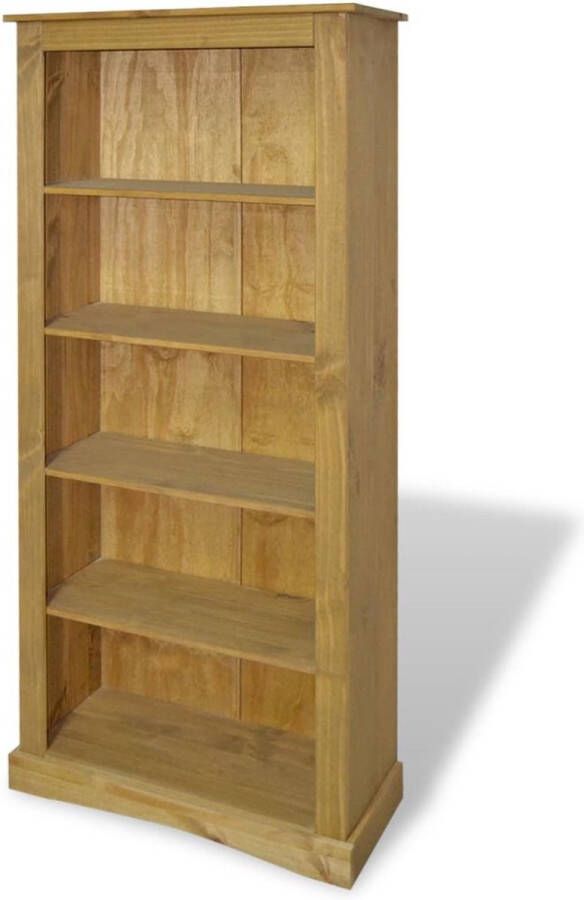 VidaXL -Boekenkast-met-5-planken-Corona-stijl-81x40x170-cm-grenenhout