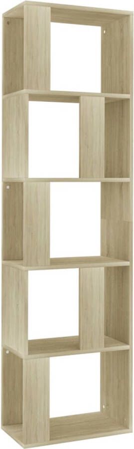 VidaXL Boekenkast kamerscherm 45x24x159 cm spaanplaat sonoma eiken VDXL_800111