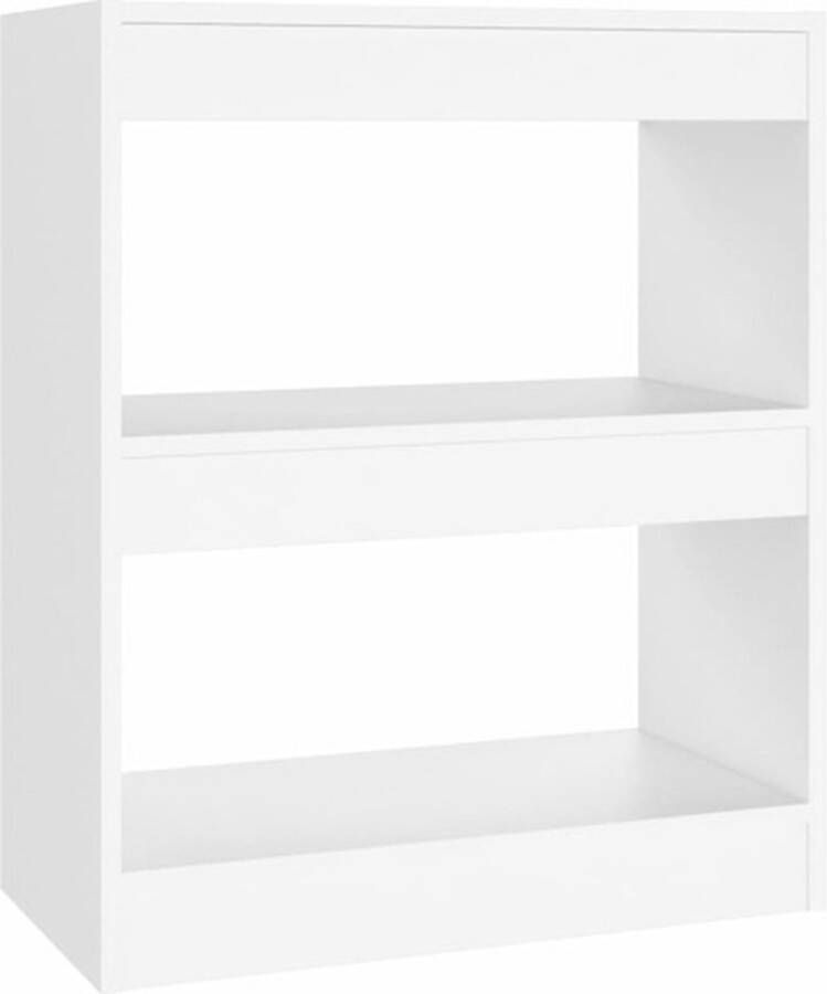 VidaXL Prolenta Premium Boekenkast|kamerscherm 60x30x72 cm wit