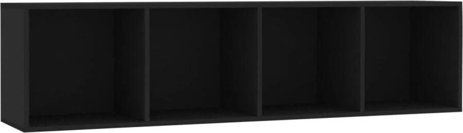 VidaXL Boekenkast tv-meubel 143x30x36 cm zwart VDXL_800262