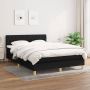 Vida XL Boxspring met matras stof zwart 160x200 cm SKU: V3144185 - Thumbnail 4