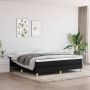 Vida XL Boxspring met matras stof zwart 160x200 cm SKU: V3144185 - Thumbnail 10