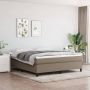 VidaXL -Boxspring-met-matras-stof-taupe-180x200-cm - Thumbnail 4