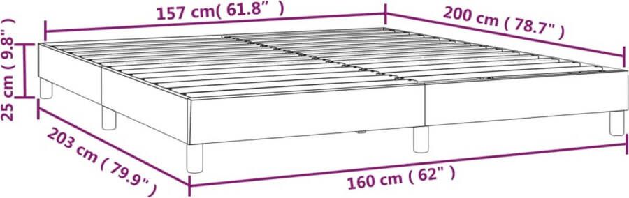 VidaXL -Boxspring-met-matras-stof-taupe-180x200-cm