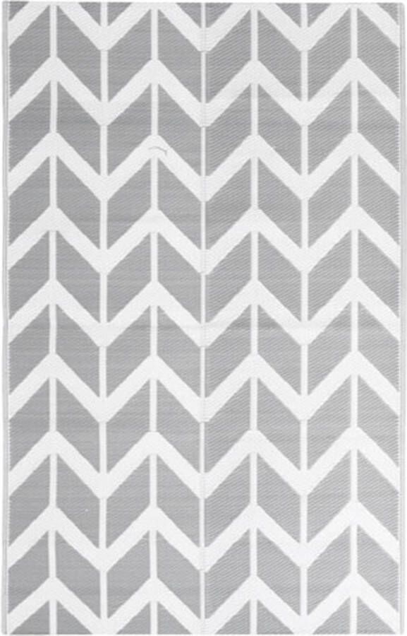 VidaXL Buitenkleed 120x180 cm polypropeen grijs