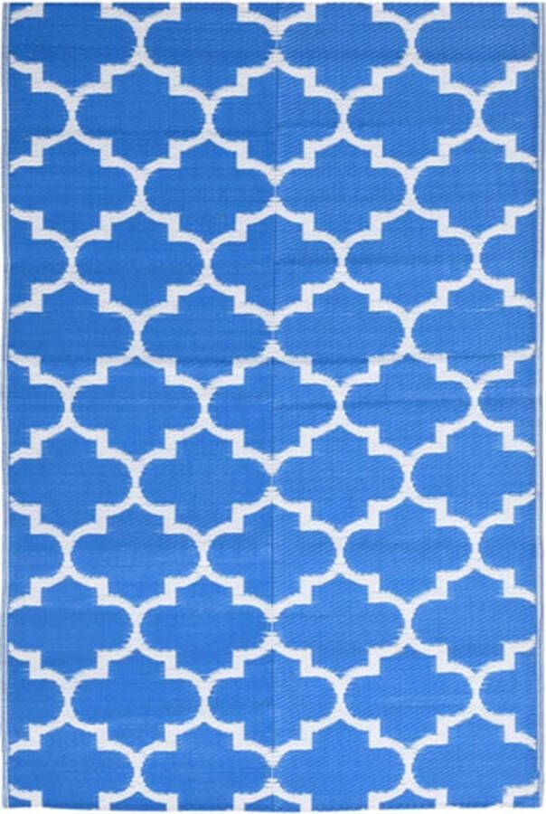 VidaXL Buitenkleed 160x230 Cm Polypropeen Blauw