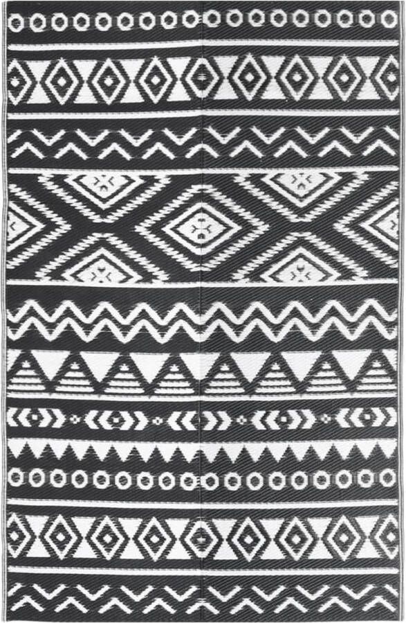 VidaXL -Buitenkleed-160x230-cm-polypropeen-zwart
