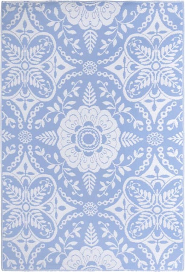 VidaXL -Buitenkleed-190x290-cm-PP-babyblauw