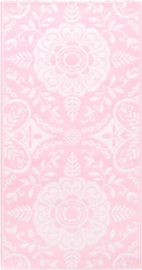 VidaXL Buitenkleed 190x290 Cm Pp Roze