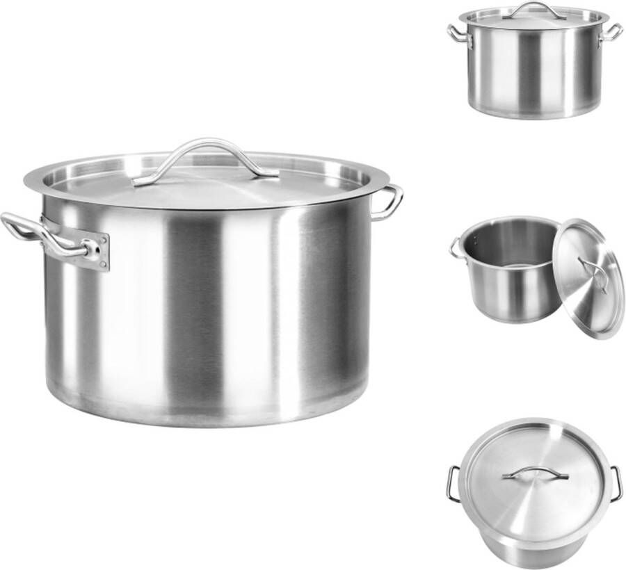 VidaXL Cateringspan 40 x 26 cm Hoogwaardig roestvrij staal Pan