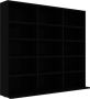 VidaXL Cd-kast 102x23x89 5 cm bewerkt hout zwart - Thumbnail 1