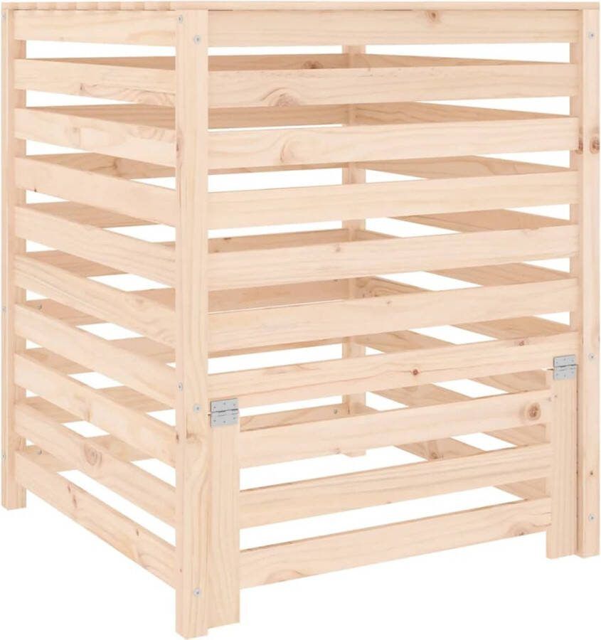 VidaXL -Compostbak-82 5x82 5x99 5-cm-massief-grenenhout