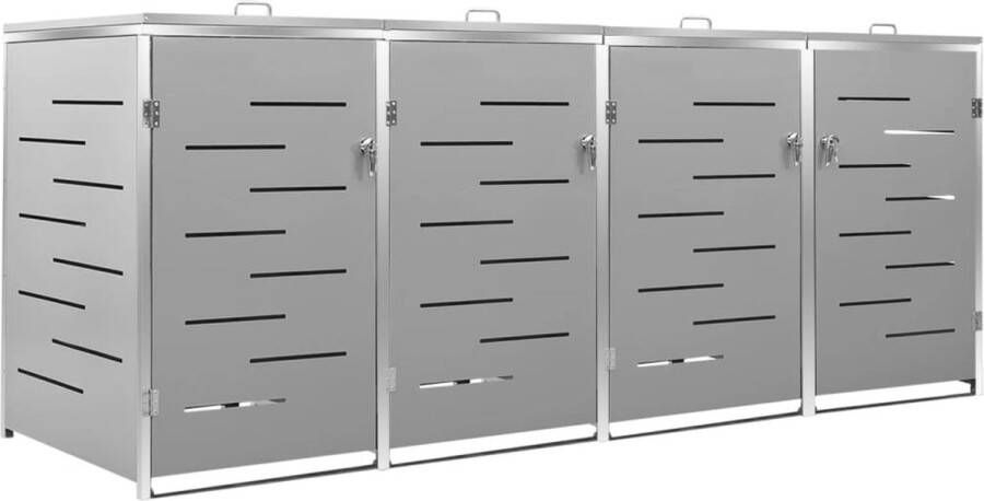 VidaXL -Containerberging-vierdubbel-276 5x77 5x115 5-cm-roestvrij-staal