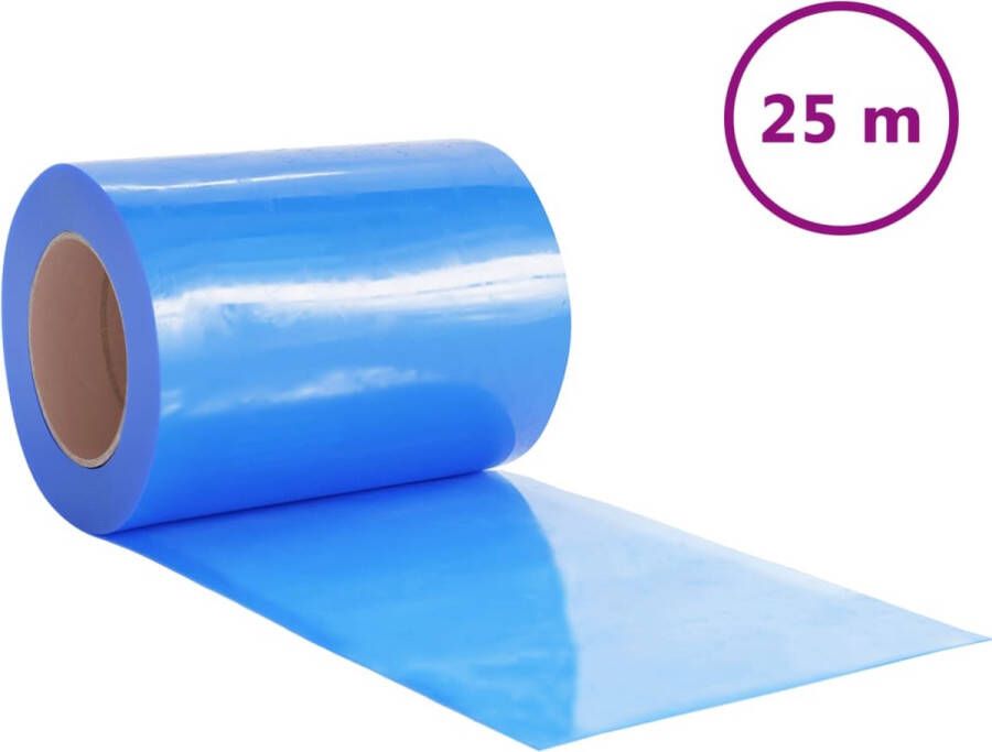 VidaXL -Deurgordijn-300x2 6-mm-25-m-PVC-blauw