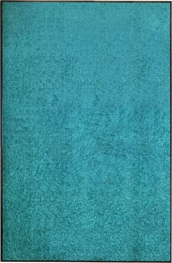 VidaXL -Deurmat-wasbaar-120x180-cm-cyaan