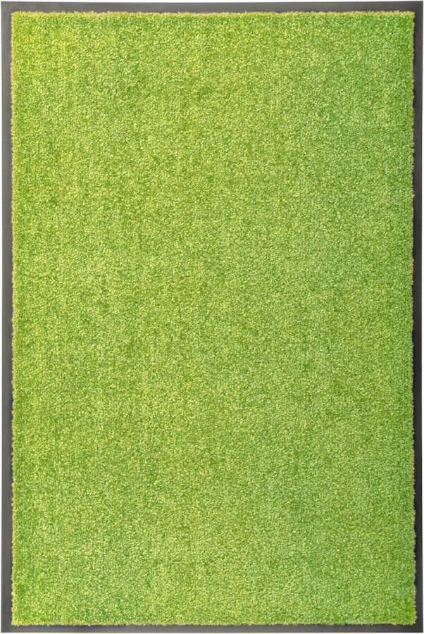 VidaXL -Deurmat-wasbaar-60x90-cm-groen