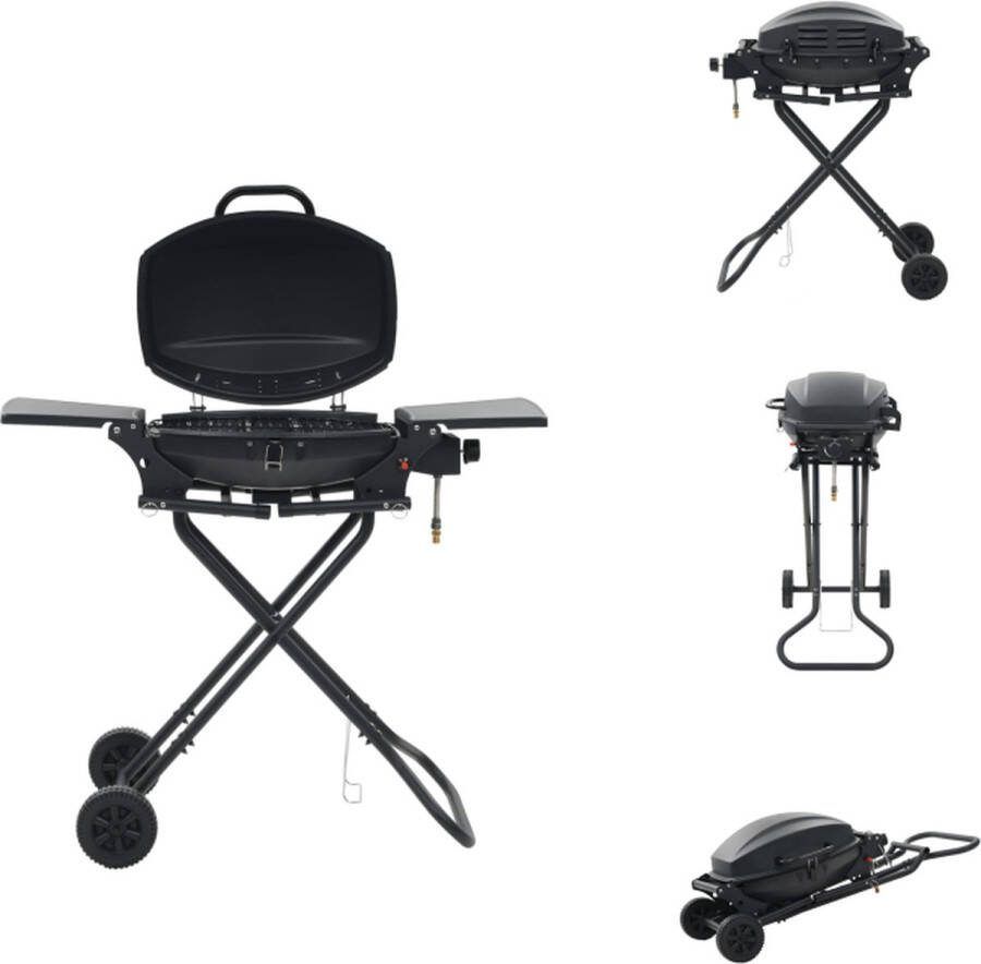 VidaXL Draagbare BBQ- 103 x 47 x 97 cm Gepoedercoat staal 4.2 kW Barbecue