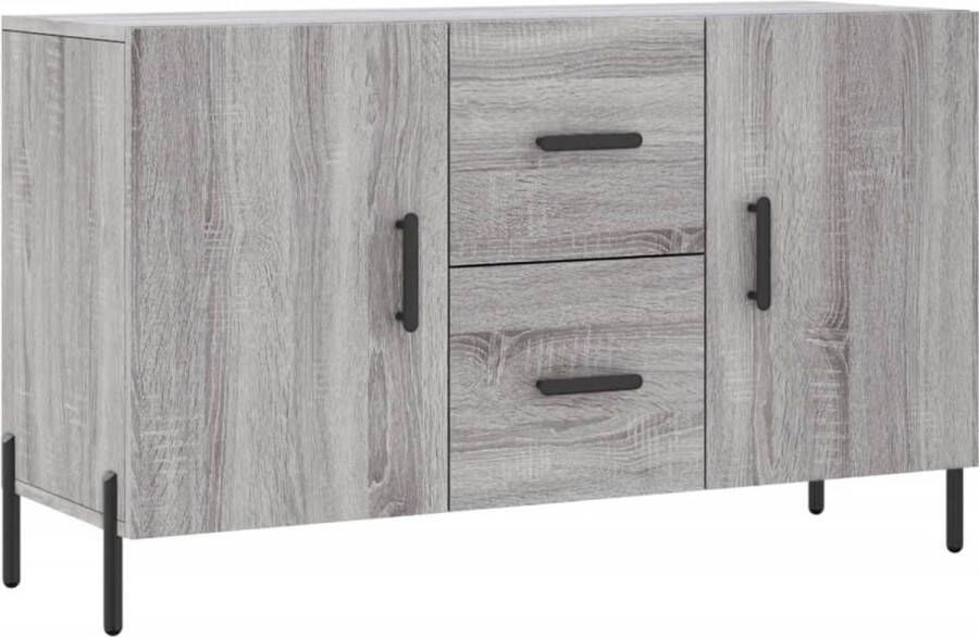 VidaXL -Dressoir-100x36x60-cm-bewerkt-hout-grijs-sonoma-eikenkleurig