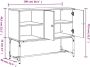 VidaXL -Dressoir-100x40x79 5-cm-bewerkt-hout-gerookt-eikenkleurig - Thumbnail 2