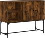 VidaXL -Dressoir-100x40x79 5-cm-bewerkt-hout-gerookt-eikenkleurig - Thumbnail 1