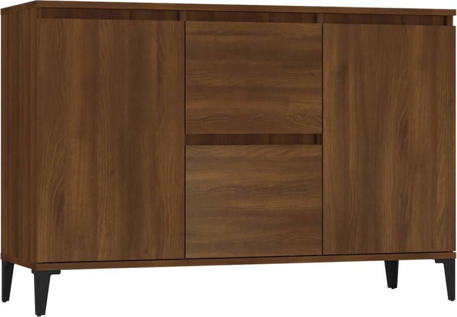 VidaXL -Dressoir-104x35x70-cm-bewerkt-hout-bruin-eikenkleur