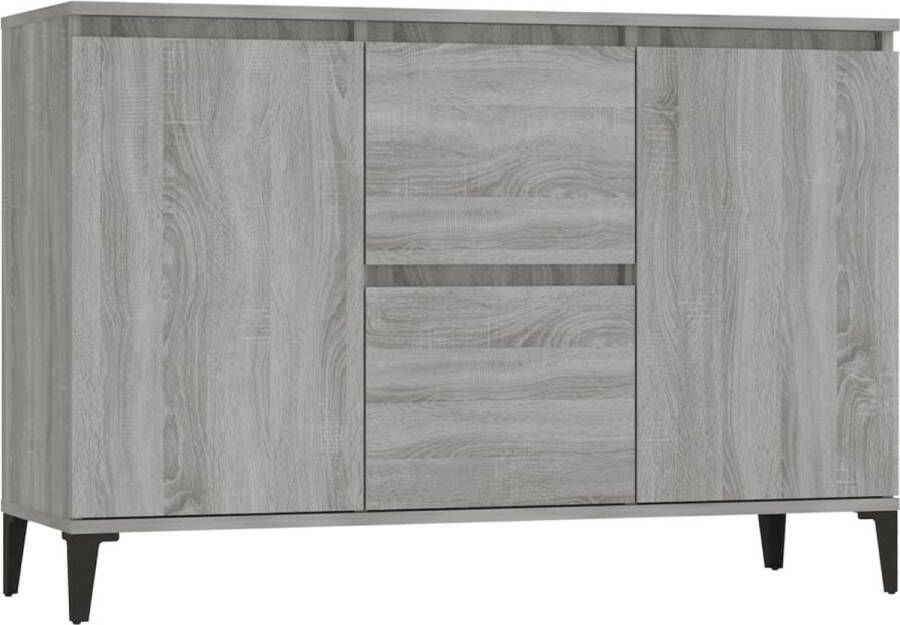 VidaXL -Dressoir-104x35x70-cm-bewerkt-hout-grijs-sonoma-eikenkleurig