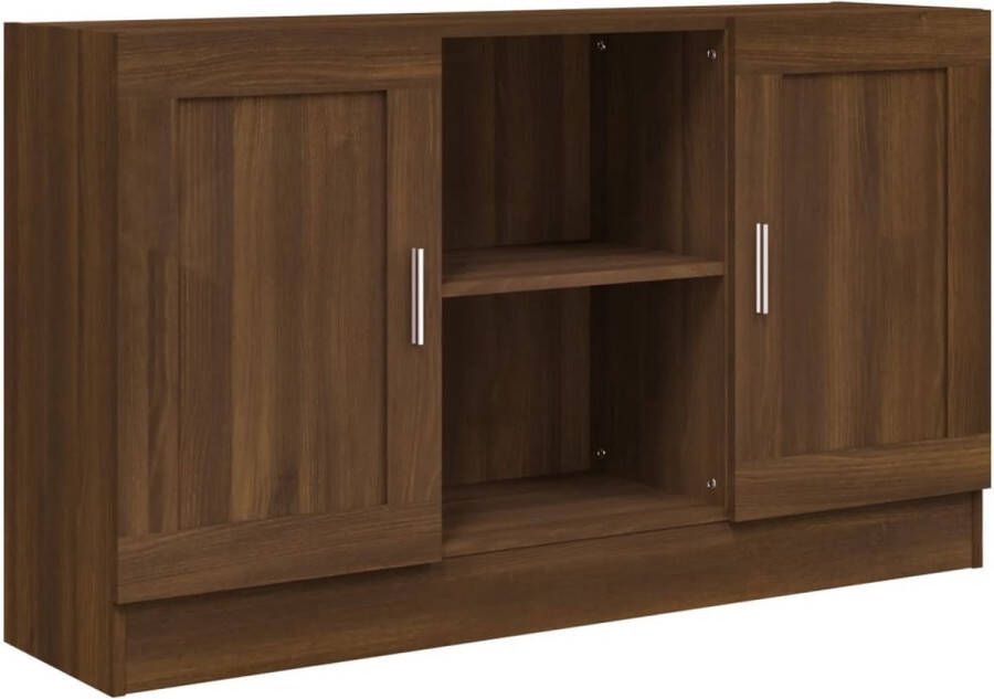 VidaXL -Dressoir-120x30 5x70-cm-bewerkt-hout-bruineikenkleurig