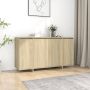 VidaXL Dressoir 135x41x75 cm bewerkt hout sonoma eikenkleurig - Thumbnail 1