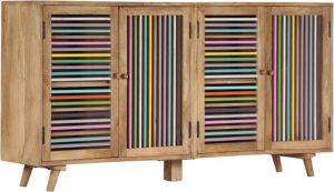 VidaXL Dressoir 150x30x75 Cm Massief Mangohout