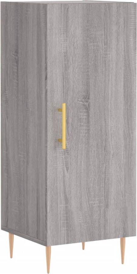 VidaXL -Dressoir-34 5x34x90-cm-bewerkt-hout-grijs-sonoma-eikenkleurig