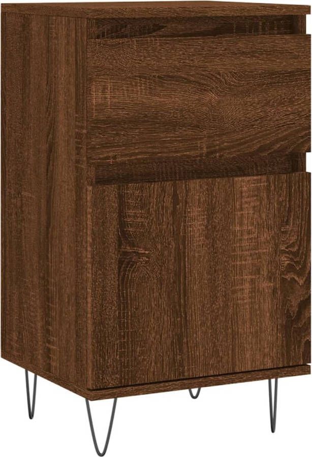 VidaXL -Dressoir-40x35x70-cm-bewerkt-hout-bruineikenkleurig