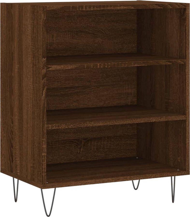 VidaXL -Dressoir-57x35x70-cm-bewerkt-hout-bruineikenkleurig