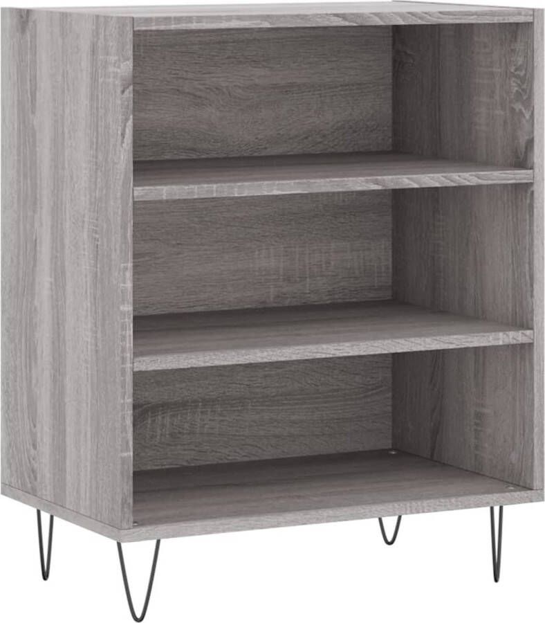 VidaXL -Dressoir-57x35x70-cm-bewerkt-hout-grijs-sonoma-eikenkleurig